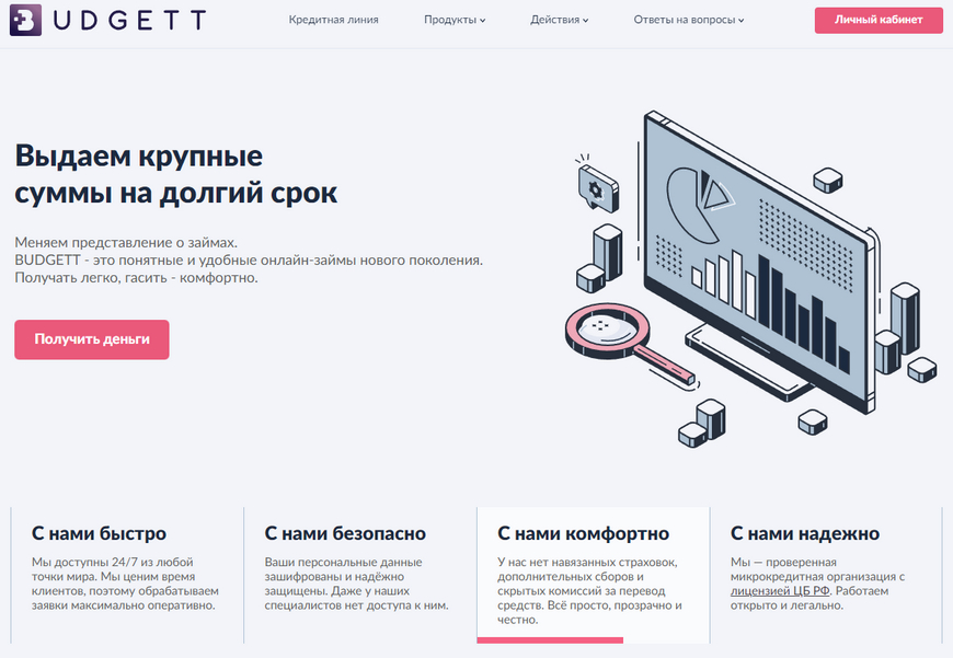 Официальный сайт Budgett budgett.ru